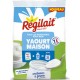 REGILAIT Préparation Yaourt Maison au Lait en Poudre pour 12 Pots