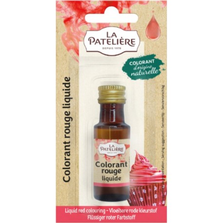 LA PATELIERE Colorants liquide rouge