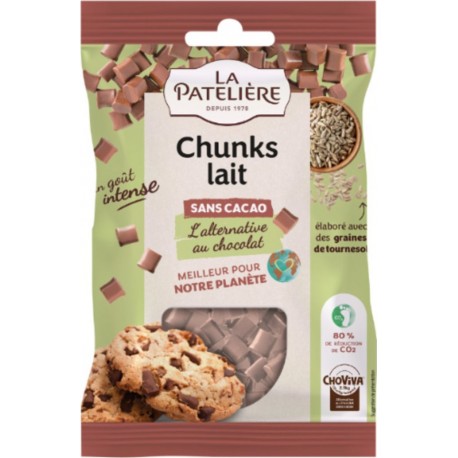LA PATELIERE Chocolat Chunks Lait Sans Cacao