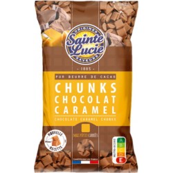 SAINTE LUCIE Chunks chocolat caramel carrées