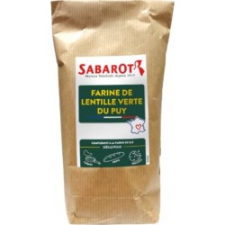 SABAROT Farine De Lentille Verte Du Puy Sachet 400g Sabarot