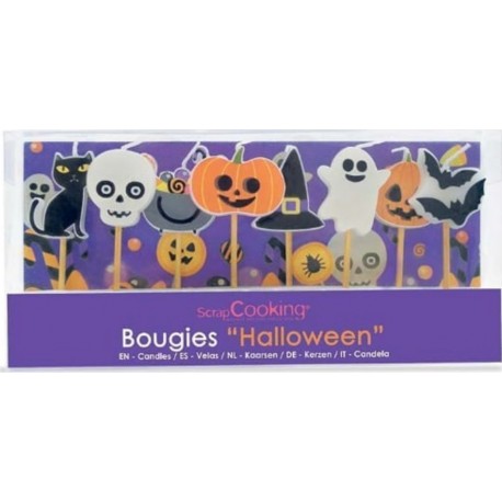 SCRAPCOOKING 8 Bougies D'halloween