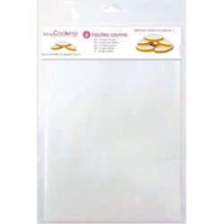 SCRAPCOOKING 6 Feuilles Azyme Pour Pâtisserie