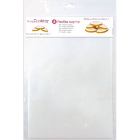 SCRAPCOOKING 6 Feuilles Azyme Pour Pâtisserie