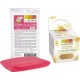 SCRAPCOOKING Pâte À Sucre Fuschia 100 G + Paillettes Dorées