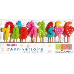 SCRAPCOOKING 30 Bougies D'anniversaire 1-2-3 Ans
