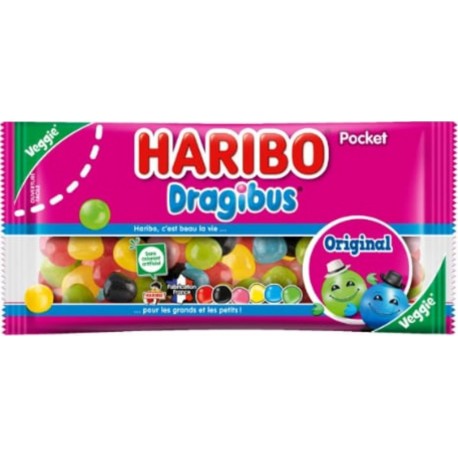HARIBO Bonbons Dragibus pock veggie