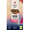 GRAIN DE SAIL Tablette de Chocolat Noir 62% framboise pralin bio 100g