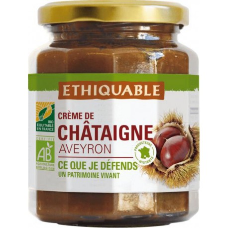 Ethiquable Crème de Chataîgne de l'Aveyron bio 320g