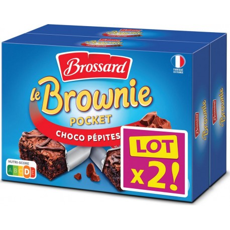 Brossard Brownie Chocolat pépites 2x240g 480G