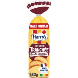 Harrys Brioche Tranchée La Recette Classique 700g (lot de 3)