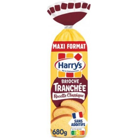 Harrys Brioche Tranchée La Recette Classique 700g (lot de 3)