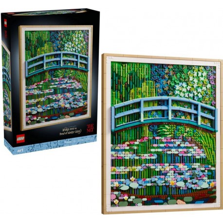 LEGO 31220® ART CLAUDE MONET LE BASSIN AUX NYMPHEAS HARMONIE VERTE