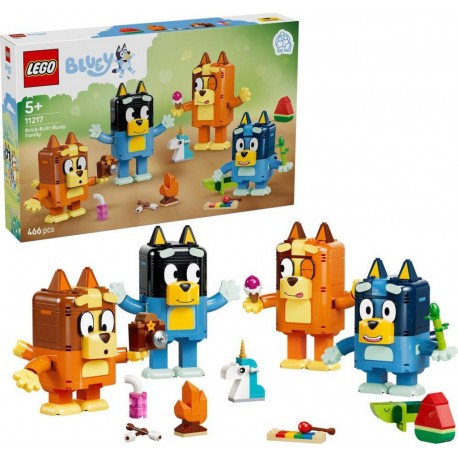 LEGO 11217® BLUEY LA FAMILLE DE BLUEY EN BRIQUES