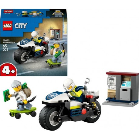 LEGO 60455® CITY LA COURSE-POURSUITE EN MOTO DE POLICE