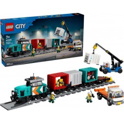 LEGO 60509® CITY LE TRAIN DE MARCHANDISES DU PORT AVEC GRUE ET CAMION