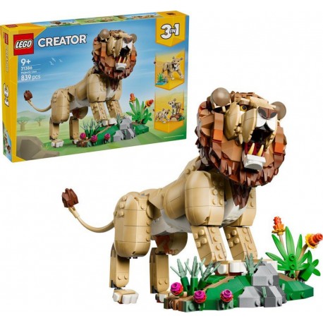 LEGO 31386® CREATOR ANIMAUX SAUVAGES LE LION MAJESTEUX