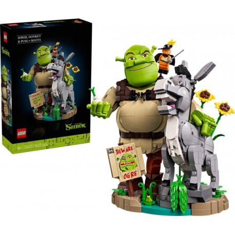 LEGO 72423® ICONS SHREK L’ANE ET LE CHAT POTTE