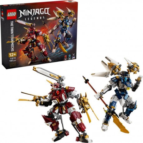 LEGO 71870® NINJAGO LES ROBOTS TITAN JUMEAUX