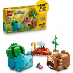 LEGO 72155® POKEMON SMART PLAY™ BULBIZARRE ET KEUNOTOR, DELICE DE BAIES
