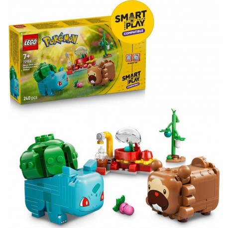 LEGO 72155® POKEMON SMART PLAY™ BULBIZARRE ET KEUNOTOR, DELICE DE BAIES