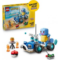 LEGO 72156® POKEMON SMART PLAY™ L’AVENTURE DE CARAPUCE AVEC LE BUGGY DU DRESSEUR