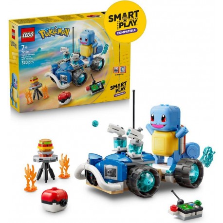 LEGO 72156® POKEMON SMART PLAY™ L’AVENTURE DE CARAPUCE AVEC LE BUGGY DU DRESSEUR
