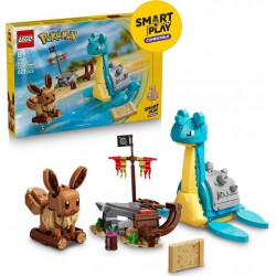 LEGO 72162® POKEMON SMART PLAY™ CHASSE AU TRESOR D’EVOLI ET LOKHLASS