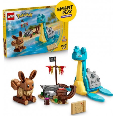 LEGO 72162® POKEMON SMART PLAY™ CHASSE AU TRESOR D’EVOLI ET LOKHLASS