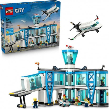 LEGO 60502®CITY L’AEROPORT ET L’AVION