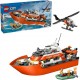 LEGO 60504®CITY LE BATEAU DE SAUVETAGE ET L’HELICOPTERE DES GARDE-COTES