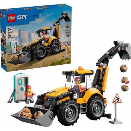 LEGO 60480®CITY GREAT VEHICLES LE TRACTOPELLE JAUNE