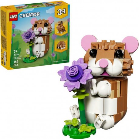 LEGO 31376®CREATOR L’ADORABLE HAMSTER ET LA FLEUR