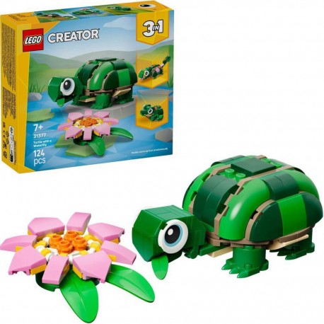 LEGO 31377®CREATOR LA TORTUE ET LA FLEUR DE NENUPHAR