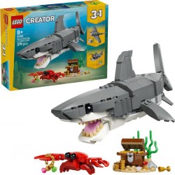 LEGO 31381®CREATOR LE REDOUTABLE REQUIN ET LE COFFRE AU TRESOR