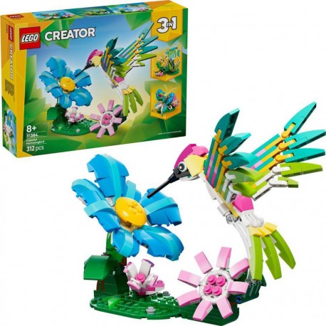 LEGO 31384®CREATOR ANIMAUX SAUVAGES LE COLIBRI COLORE