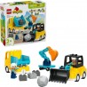 LEGO 10475®DUPLO® MA VILLE LES VEHICULES DE CHANTIER 3-EN-1