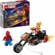 LEGO 76335®MARVEL SUPER HEROES™ SPIDER-MAN ET SA MOTO CONTRE GHOST RIDER