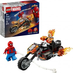 LEGO 76335®MARVEL SUPER HEROES™ SPIDER-MAN ET SA MOTO CONTRE GHOST RIDER