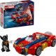 LEGO 76336®MARVEL SUPER HEROES™ SPIDER-MAN ET SA VOITURE CONTRE WOLVERINE VEROMISE