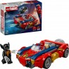LEGO 76336®MARVEL SUPER HEROES™ SPIDER-MAN ET SA VOITURE CONTRE WOLVERINE VEROMISE