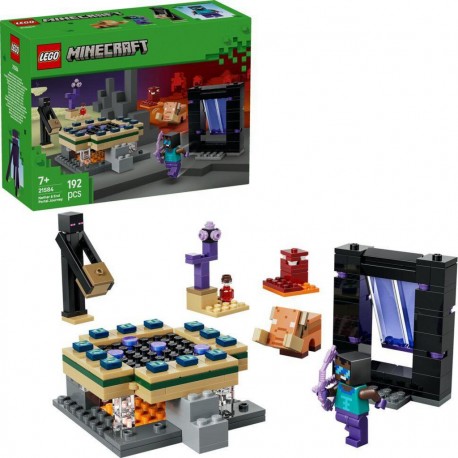 LEGO 21584®MINECRAFT™ VOYAGE A TRAVERS LES PORTAILS DU NETHER ET DE L’ENDER