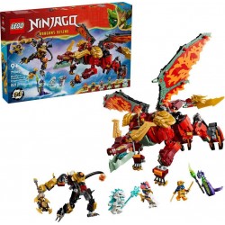 LEGO 71868®NINJAGO LE ROBOT DRAGON TRANSFORMABLE DE BRASERA