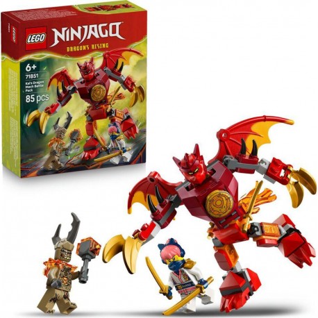 LEGO 71851®NINJAGO® PACK DE COMBAT LE ROBOT DRAGON DE KAI