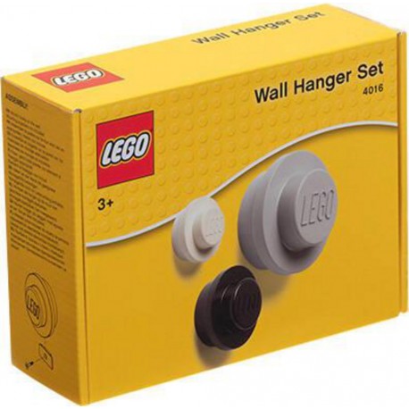 LEGO 3 SET DE PATERES NOIR GRIS BLANC