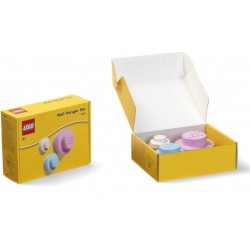 LEGO 3 SET DE PATERES ROSE BLEU BLANC