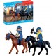 PLAYMOBIL 2 POLICIERS CAVALIERS AVEC LEURS CHEVAUX-71877