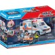 PLAYMOBIL 71232 AMBULANCE AVEC ENFANT BLESSE