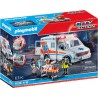 PLAYMOBIL 71232 AMBULANCE AVEC ENFANT BLESSE