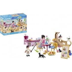 PLAYMOBIL 6 BAR A CHATS AVEC CHATS ET PERSONNAGES 71744
